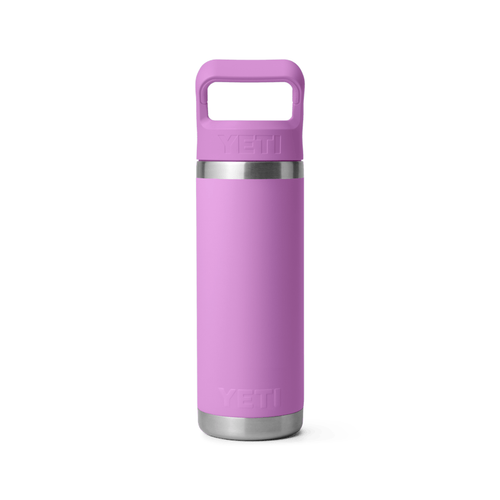 YETI Rambler Water Bottle with Color-matched Straw Cap