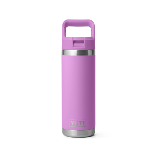 YETI Rambler Water Bottle with Color-matched Straw Cap