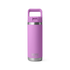 YETI Rambler Water Bottle with Color-matched Straw Cap