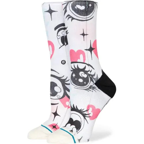 Load image into Gallery viewer, Stance For U Only Poly Crew Socks
