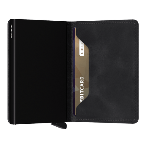 Secrid Slimwallet Vintage Black 1 Sz