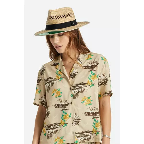 Brixton Hunter Straw Fedora