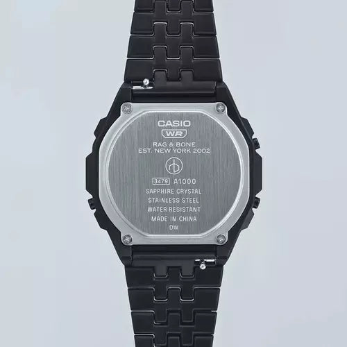 G-Shock Rag & Bone X Casio Vintage A1000RCB-1 Limited Edition Watch