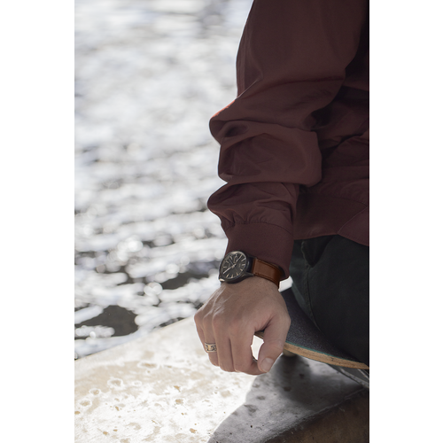 Nixon Sentry Solar Leather