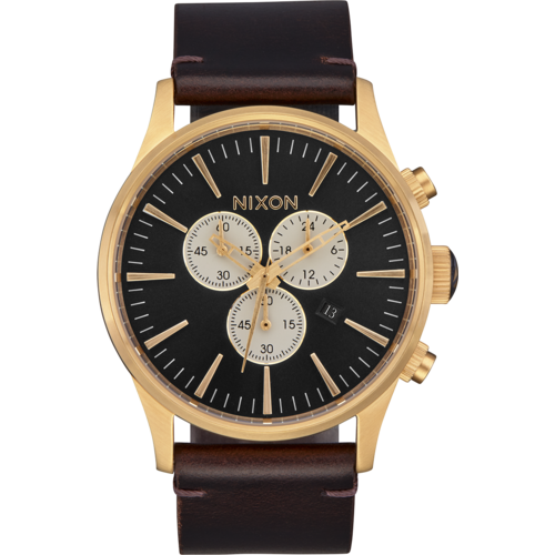 Load image into Gallery viewer, Nixon Sentry Chrono Leather
