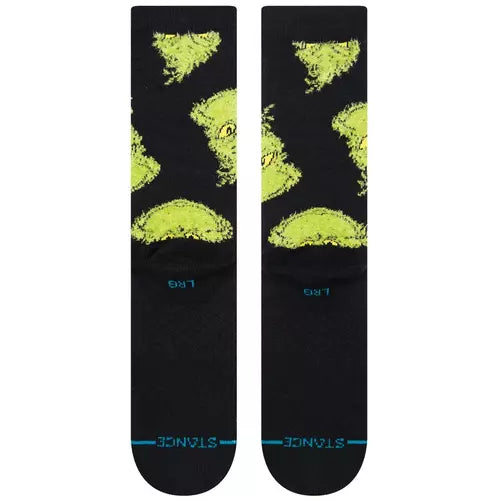 Load image into Gallery viewer, Stance The Grinch X Stance Mean One Crew Socks
