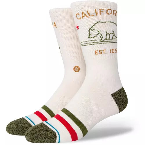 Load image into Gallery viewer, Stance California Republic 2 Crew Socks
