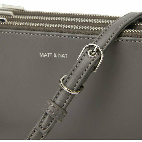 Load image into Gallery viewer, Matt &amp; Nat Triplet Vegan Crossbody Bag - Loom
