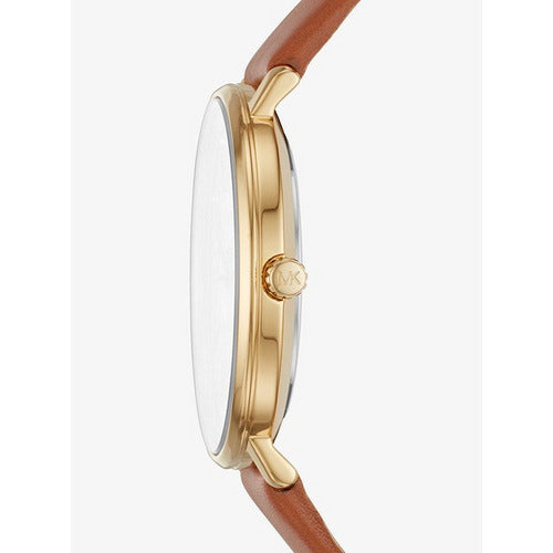 Michael Kors Pyper Gold-Tone Leather Watch