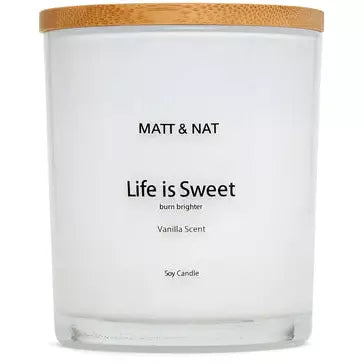 Matt & Nat REG. Round Bamboo - Candle