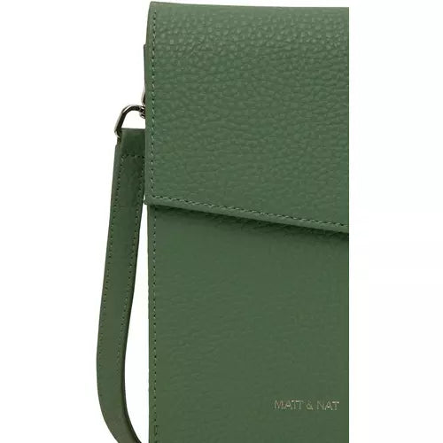 Load image into Gallery viewer, Matt &amp; Nat Met Vegan Crossbody Wallet - Purity
