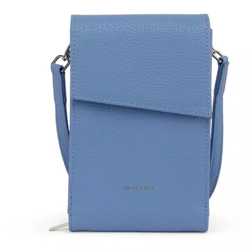 Load image into Gallery viewer, Matt &amp; Nat Met Vegan Crossbody Wallet - Purity
