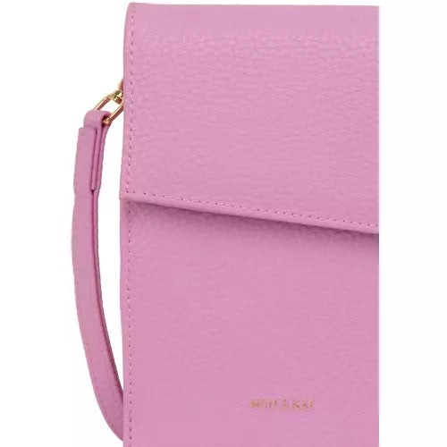 Load image into Gallery viewer, Matt &amp; Nat Met Vegan Crossbody Wallet - Purity
