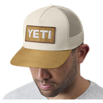 Load image into Gallery viewer, YETI Logo FX Suede Brim Trucker Hat
