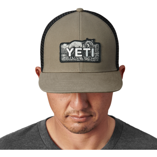 YETI Bear Badge Trucker Hat