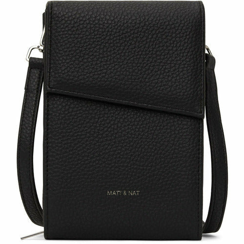 Load image into Gallery viewer, Matt &amp; Nat Met Vegan Crossbody Wallet - Purity
