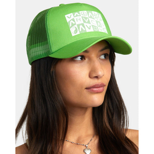 RVCA Checker Trucker Hat